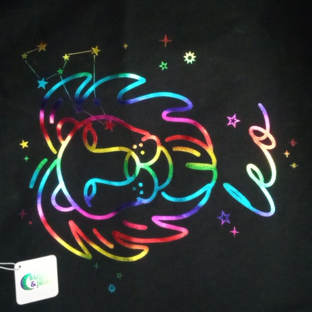 Leo Lion astrology themed bag
